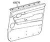 Landcruiser 80 Front Door Window Weather Strip Left Or Right