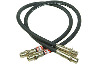 Hilux 2005 On Rear Braided Extended Brake Hoses - ABS