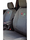 Navara D40 Rear Row Seat Covers - 60/40 Split Fold