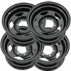 Steel Rim 15 x 8 PCD 6/139.7 Offset -19 Black 5 Spoke - Set of 4