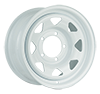 Steel Rim 15 x 8 PCD 6/139.7 Offset -19 White