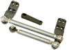 Hilux 4wd All Leaf Spring High Steer Kit with Flat Pitman Arm - 4 Stud