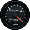 VDO Mechanical Vacuum Gauge 0 to -30 in Hg