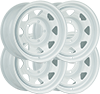 Steel Rims 16 x 8 PCD 6/139.7 Offset -28 White - Set of 4
